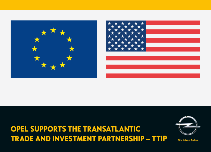 Opel supports TTIP