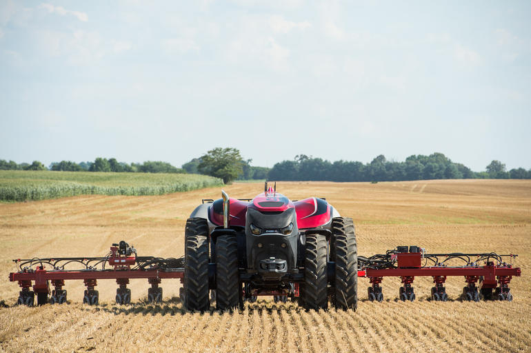 Driverless tractor