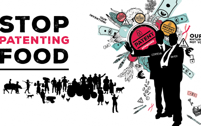 Stop patenting food small