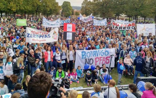 Mamme no PFAS manifestation in Veneto